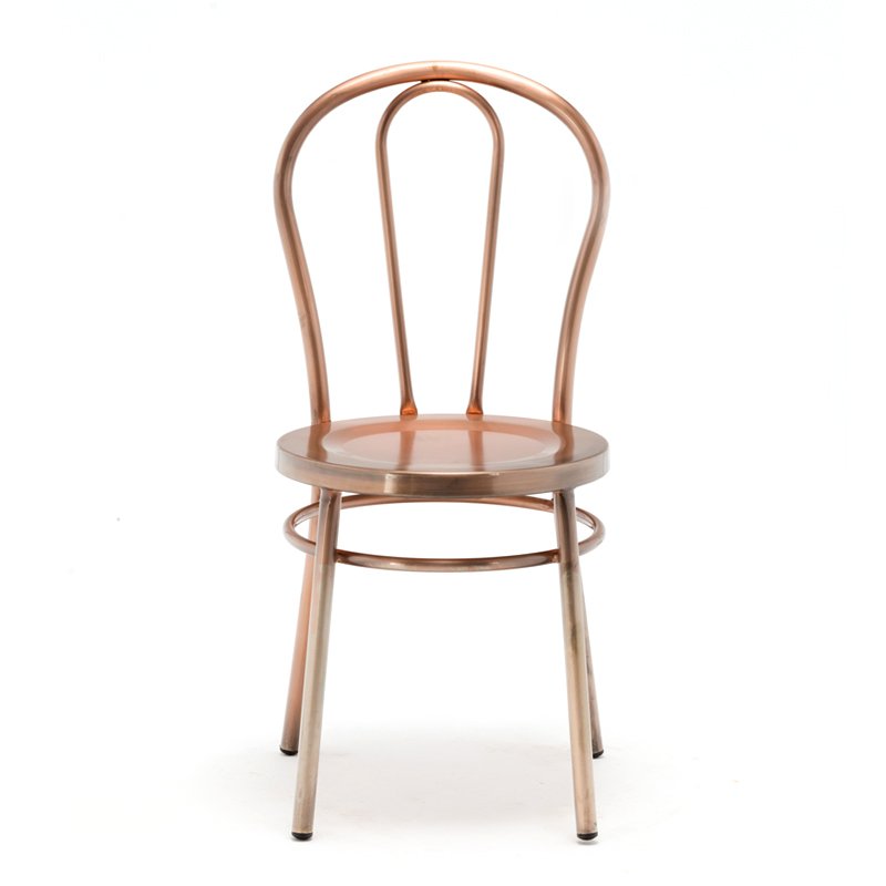 Gold Apple Replica Thonet Metal Bentwood Chair, Has Wooden Seat GA901C Metal Dining Chairs image94