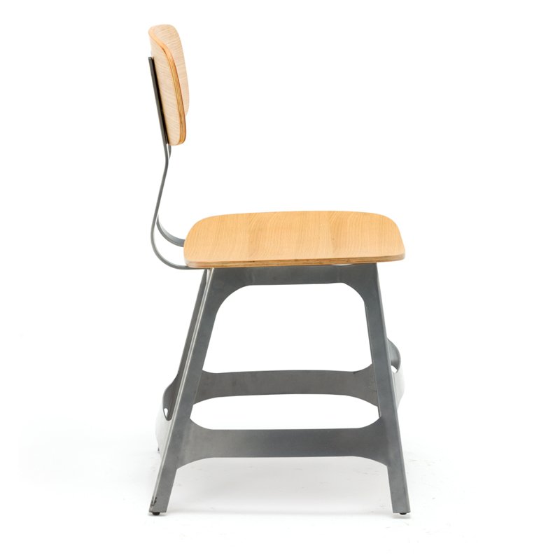 Gold Apple Cafe Chair with Wooden Seat GA3401C-45STW Wooden Chairs image24