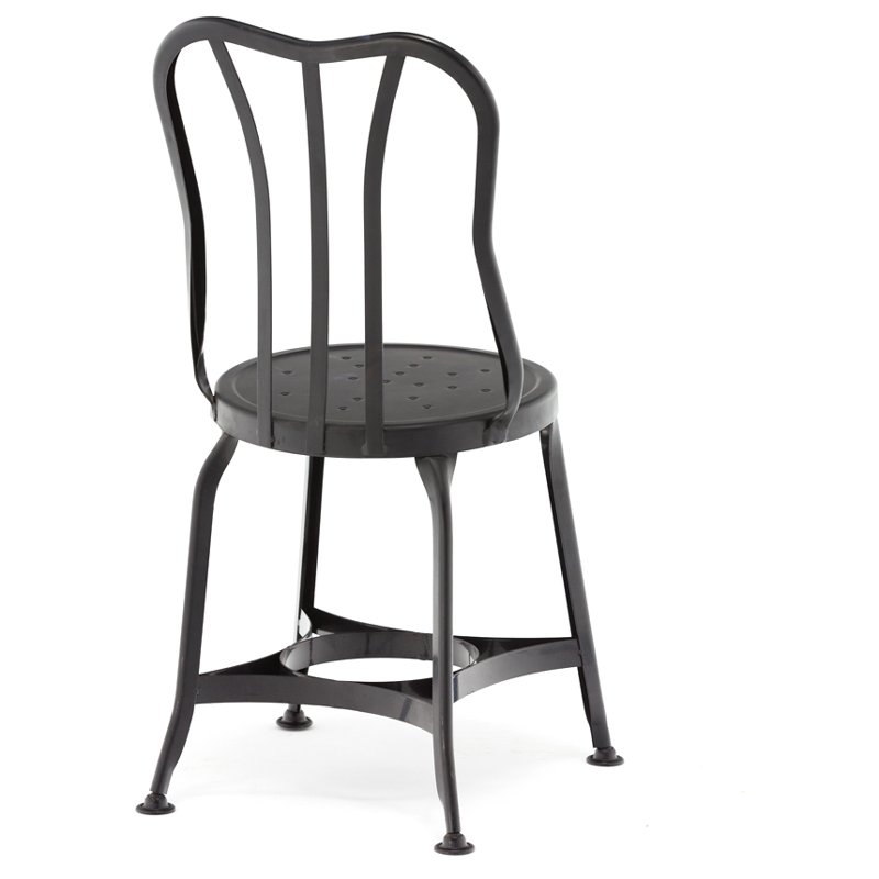 Gold Apple Industrial Style Metal Vintage Chair With High Back GA404C Metal Dining Chairs image87