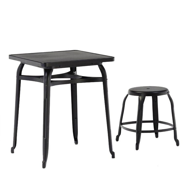 Metal Catering Table Restaurant Kitchen Tables and Chairs GA301SET
