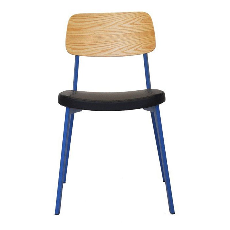 Gold Apple Upholstered Wooden Seat Industrial Metal Chair Wholesale GA3001C-45STP Upholstered Chairs image70
