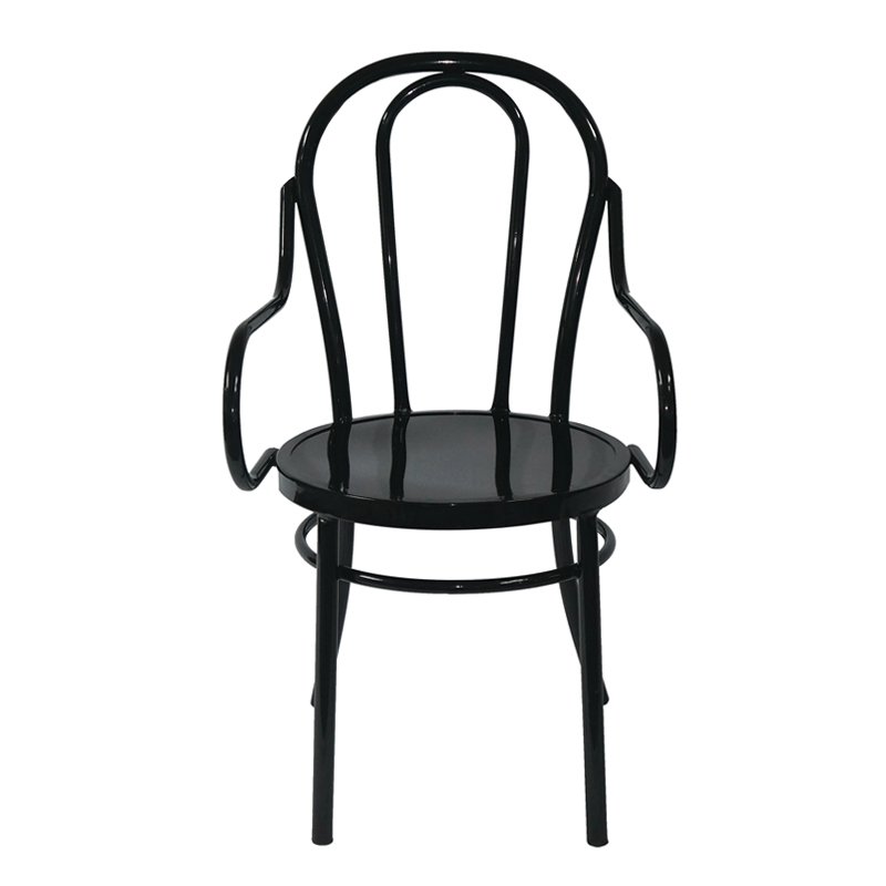 With Factory Price Clear Chairs Customized Armchairs For Restaurant Classic Simple Steel Dining Chair GA901BC-45ST