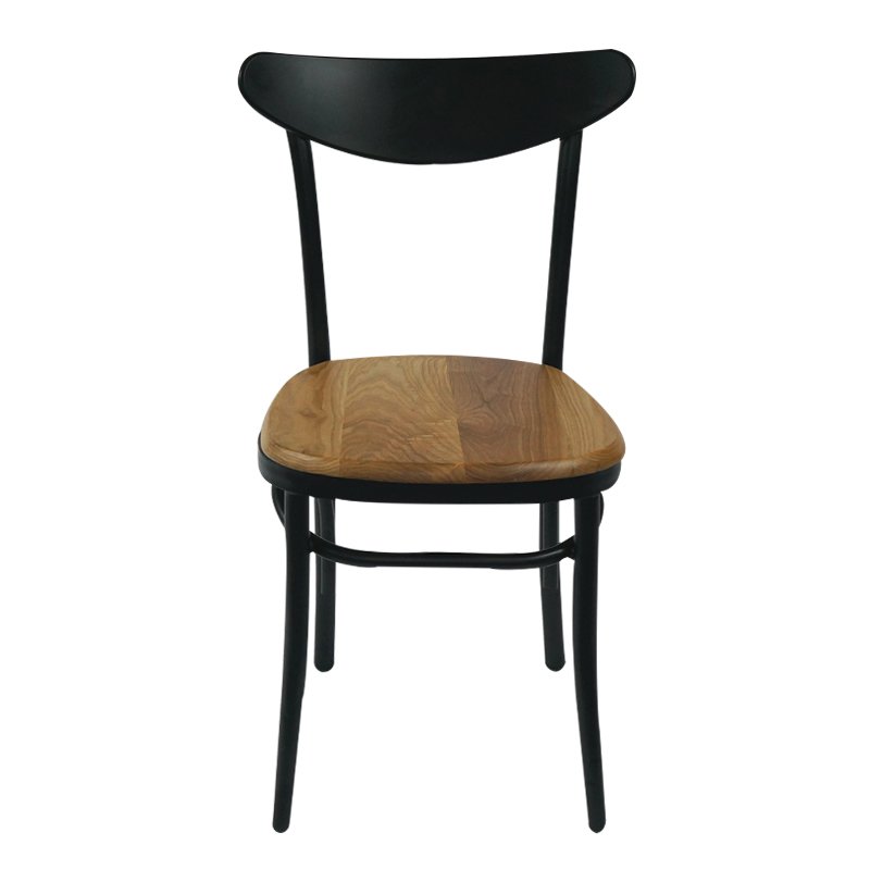 Gold Apple Wood Cafe Chair New Design Wooden Dining Chair GA1301C Wooden Chairs image22