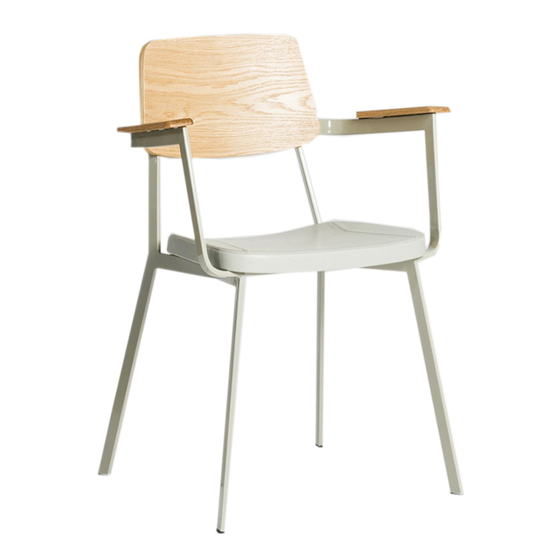 Gold Apple Comfortable Cafe Dining Arm Chair With Cushion GA3001CP Metal Dining Chairs image105