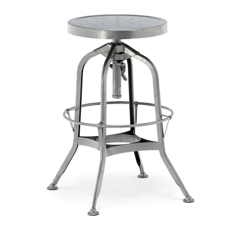 Toledo Industrial Adjustable Barstool/Vintage stool/New Gunmetal Barstool GA401C