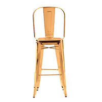 CheapTall wooden amrest bar stool tuffed pub bar chair counter bar stool GA101C