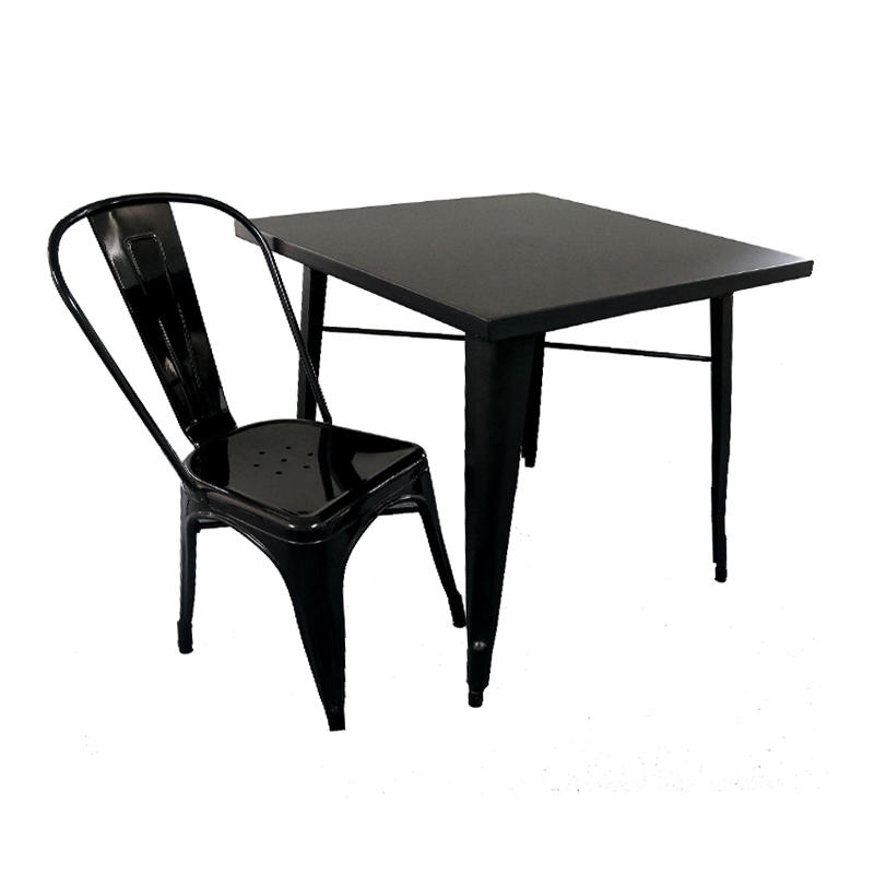 French Style Steel Table and Chair GA101 SET