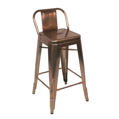 Vintage Industrial Antique Style Barstool Metal Counter Kitchen Bar Stool GA201BC-65ST
