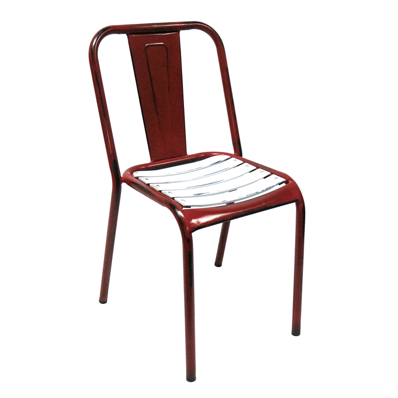 Gold Apple Restaurant Furniture Industrial Metal Restaurant Chair GA2401C Metal Dining Chairs image16