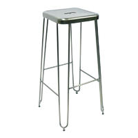 Outdoor High Metal Hairpin Bar stool GA203C-75ST