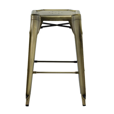 french style promotional wholesale stackable restaurant dining metal bar stool GA2101BC-70ST