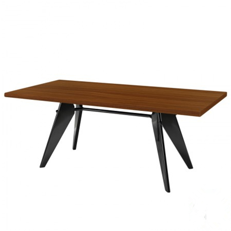 Jean Prouve Rectangle Wooden Dining Table GA1701T