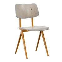 Comfortable High Curved Back Plywood Cafe Chair
