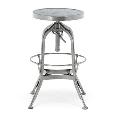 Vintage Industrial Stool Steel Bar Kitchen Swivel Chair GA401C-65ST