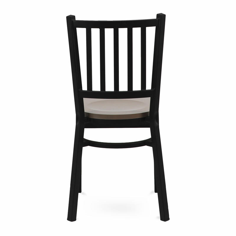 Stacking Chairs with Concave Wood Seat GA2112C-45STW