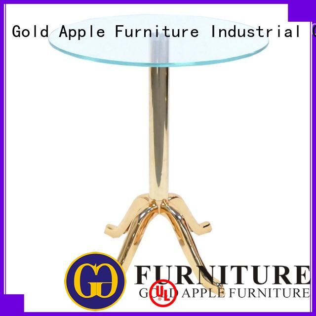 Gold Apple small modern coffee table wooden for wholesale