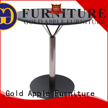 Gold Apple rectangle wood coffee table set for coffee shop