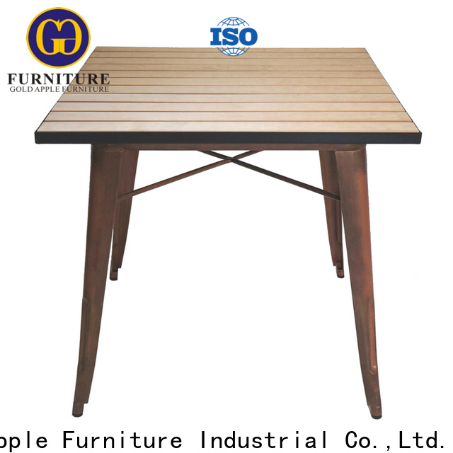 Gold Apple industrial outdoor sofa table restaurant for dining room