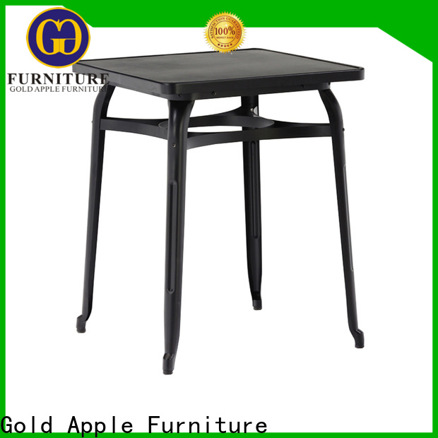 durable aluminum patio table wood commercial garden table
