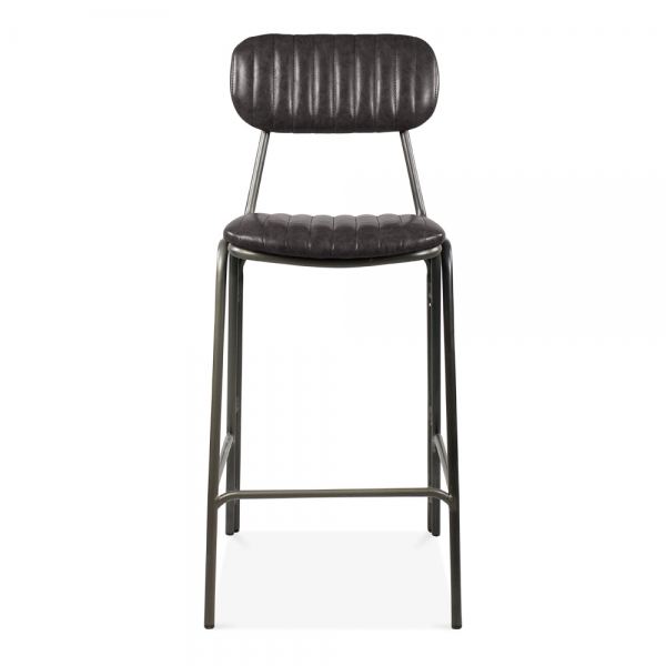 Stackable Restaurant Furniture PU Cushion High Bar Counter Chair